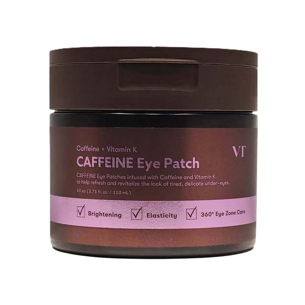 Тканевые патчи для век с кофеином и пептидами VT Cosmetics Caffeine Eye Patch 60 шт