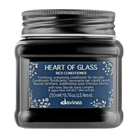 Питательный кондиционер для защиты и сияния блонд Davines Heart Of Glass Rich Conditioner