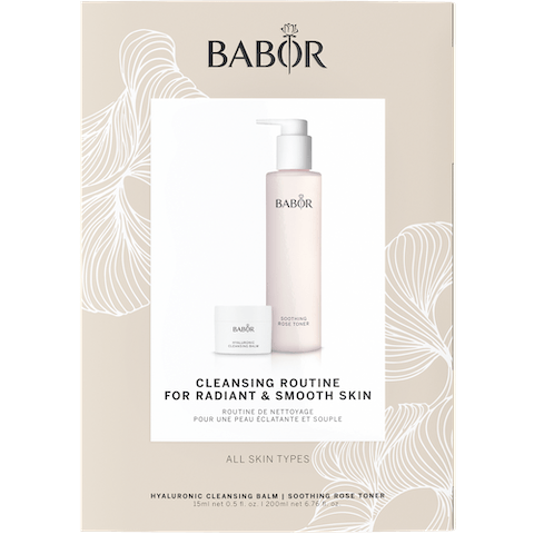 Набор очищающий BABOR бальзам & смягчающий розовый тоник Cleans Balm & Rose Toner Set