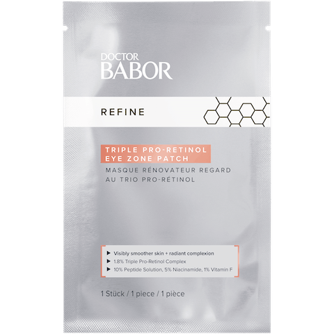 Патчи 5 шт под глаза Babor Про-Ретинол Тройное Обновление Refine Cellular DOC Triple Pro-Retinol Eye Zone Patch