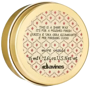 Воск-блеск для глянцевого финиша Davines More Inside Shine Wax
