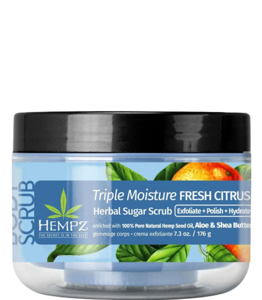 Скраб для тела Hempz Тройное увлажнение Triple Moisture Herbal Body Scrub