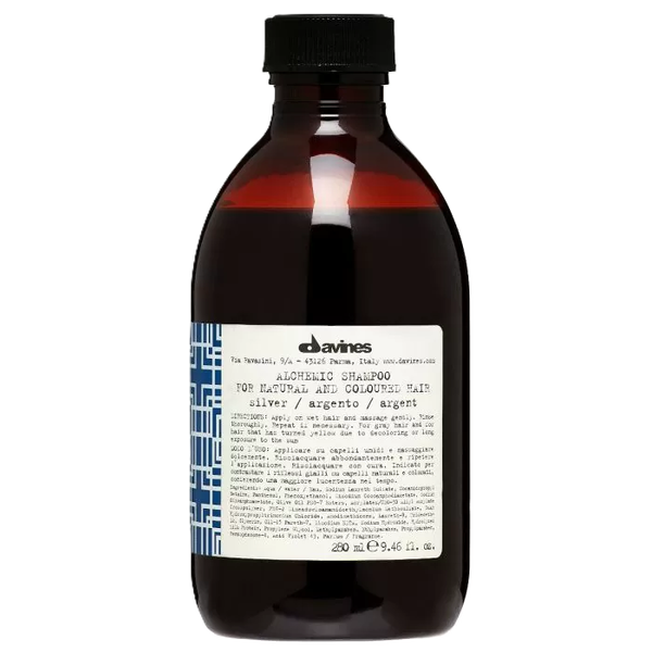 Шампунь "АЛХИМИК" для натуральных и окрашенных волос (серебро) Davines Alchemic Shampoo For Natural And Coloured Hair (Silver)