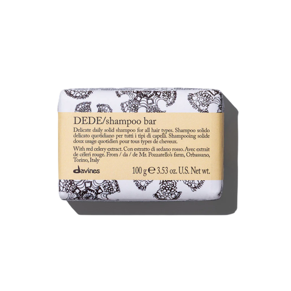 Твёрдый шампунь для деликатного очищения волос Davines Delicate Essential Haircare Dede Shampoo Bar 