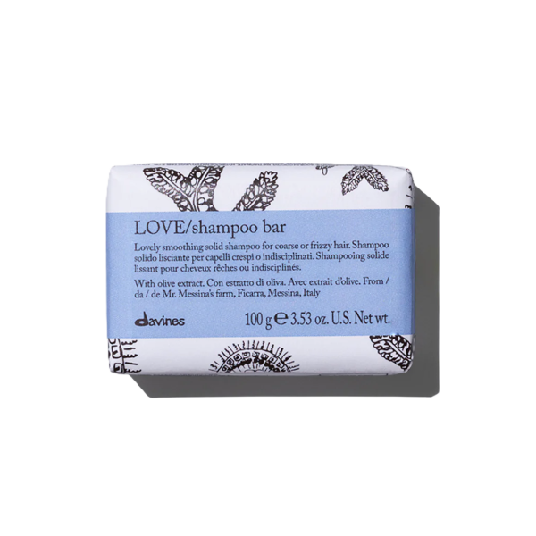 Твёрдый шампунь для разглаживания завитка Davines Essential Haircare Love Shampoo Bar