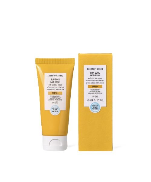 КРЕМ СОЛНЦЕЗАЩИТНЫЙ ДЛЯ ЛИЦА SPF50+ SUN SOUL COMFORT ZONE