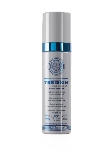 Дневной крем для лица от морщин SPF15 с чистым ретинолом Tebiskin reticap face