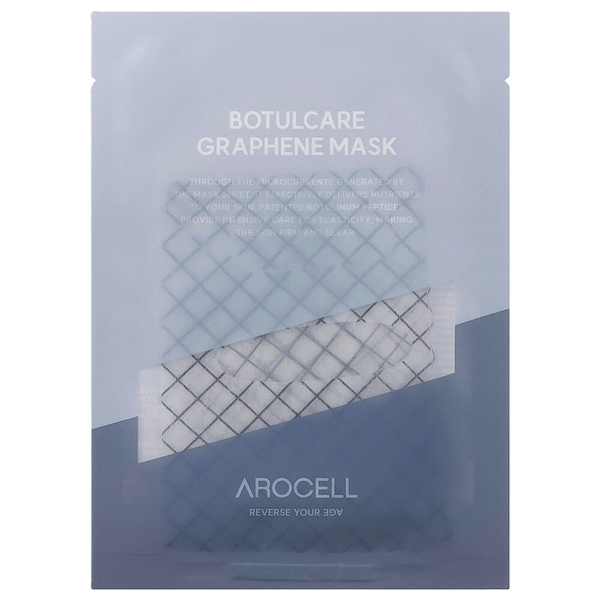 Графеновая маска с ботулиническим пептидом и коллагеном Arocell Botulcare Graphene Mask