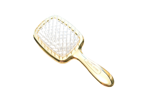 Расческа Janeke superbrush золото с белым