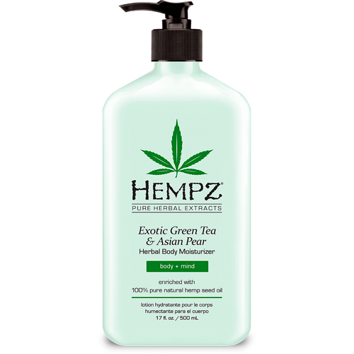 Молочко для тела Hempz увлажняющее Зеленый чай и Груша / Exotic Green Tea & Asian Pear Herbal Moisturizer