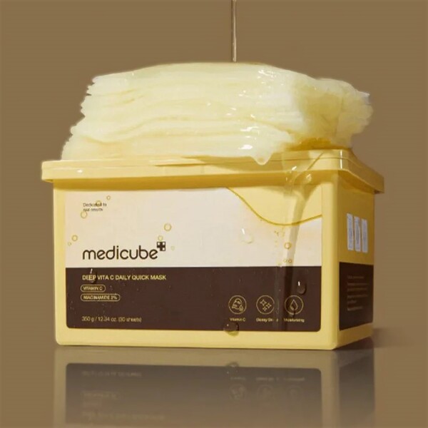 Набор осветляющих масок с витамином С medicube Deep Vita C Daily Quick Mask 30шт