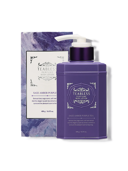 Teabless Парфюмированный лосьон «Амбра, Шалфей» Sage Amber Purple Tea Perfume Body Lotion 250 гр