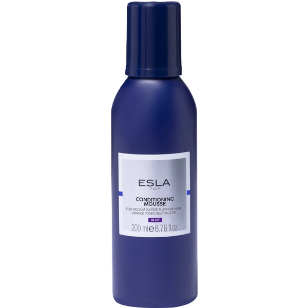 Синий кондиционер-мусс для нейтрализации оранжевых оттенков Blue Conditioning Mousse Blue ESLA