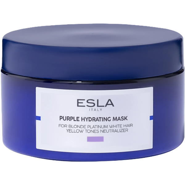 Увлажняющая фиолетовая маска для нейтрализации желтых оттенков Purple Purple Hydrating Mask ESLA