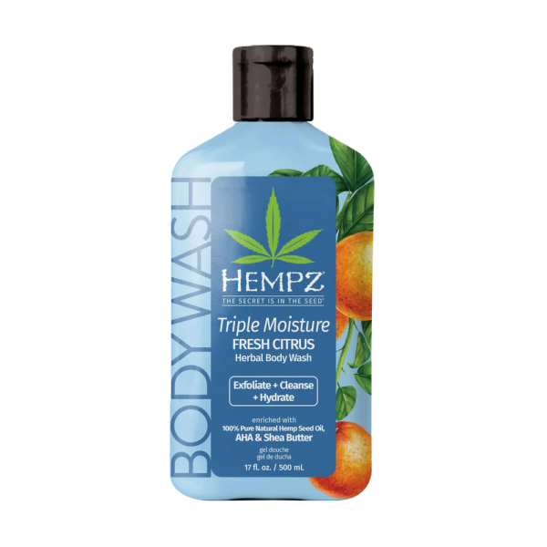 Гель для душа "Тройное увлажнение" HEMPZ
