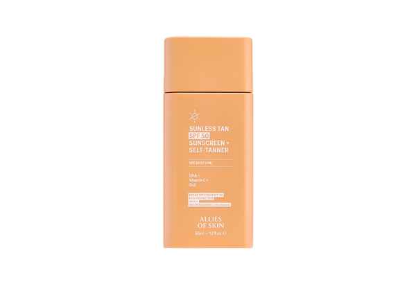 Крем автозагар для лица с SPF 50 и антиоксидантами ALLIES OF SKIN Sunless Tan SPF 50 Sunscreen + Self-Tanner
