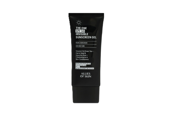 Невидимый солнцезащитный гель SPF 50 ALLIES OF SKIN The One SPF 50 Invisible Sunscreen Gel