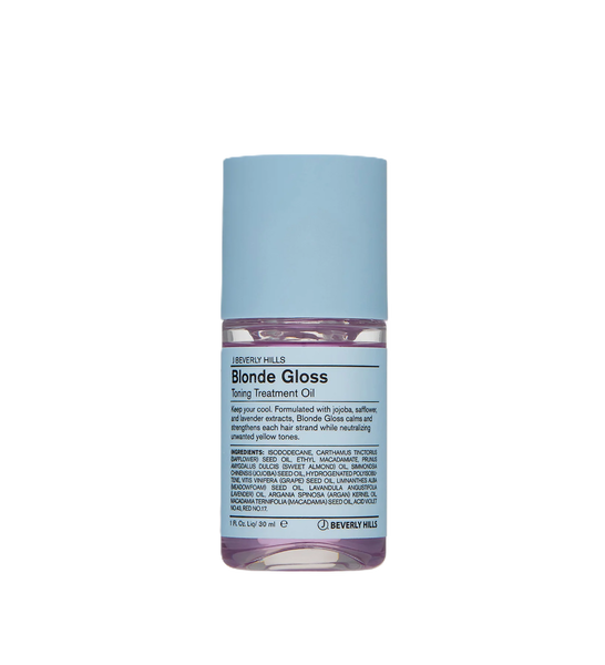 Масло для холодного блеска волос J BEVERLY HILLS Blonde Gloss Toning Treatment Oil