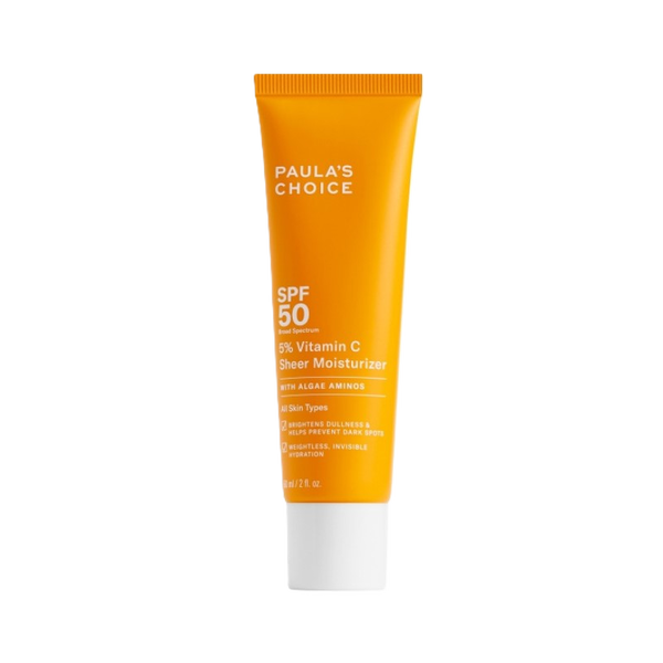 Крем с СПФ защитой 50 с витамином C Paula’s Choice 5% Vitamin C Sheer Moisturizer SPF 50